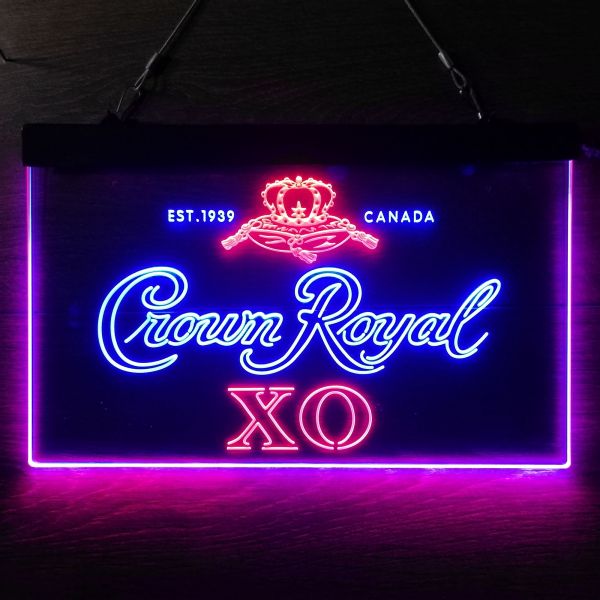 Crown Royal XO Dual LED Neon Light Sign